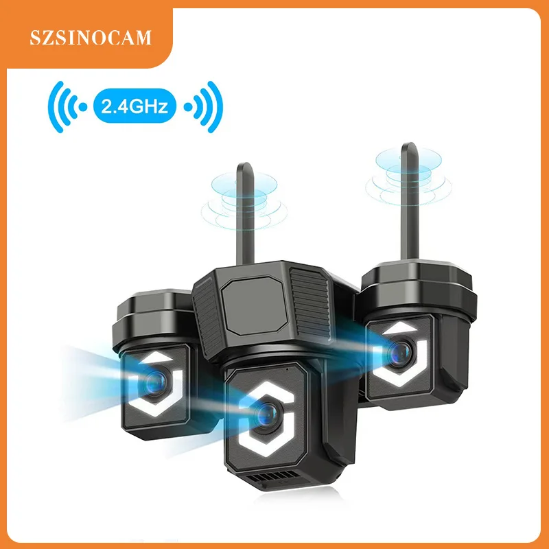 SZSINOCAM WIFI Edition Triple-Lens PTZ Surveillance Camera AI Human Detection IP66 Waterproof Video Security Camera 1