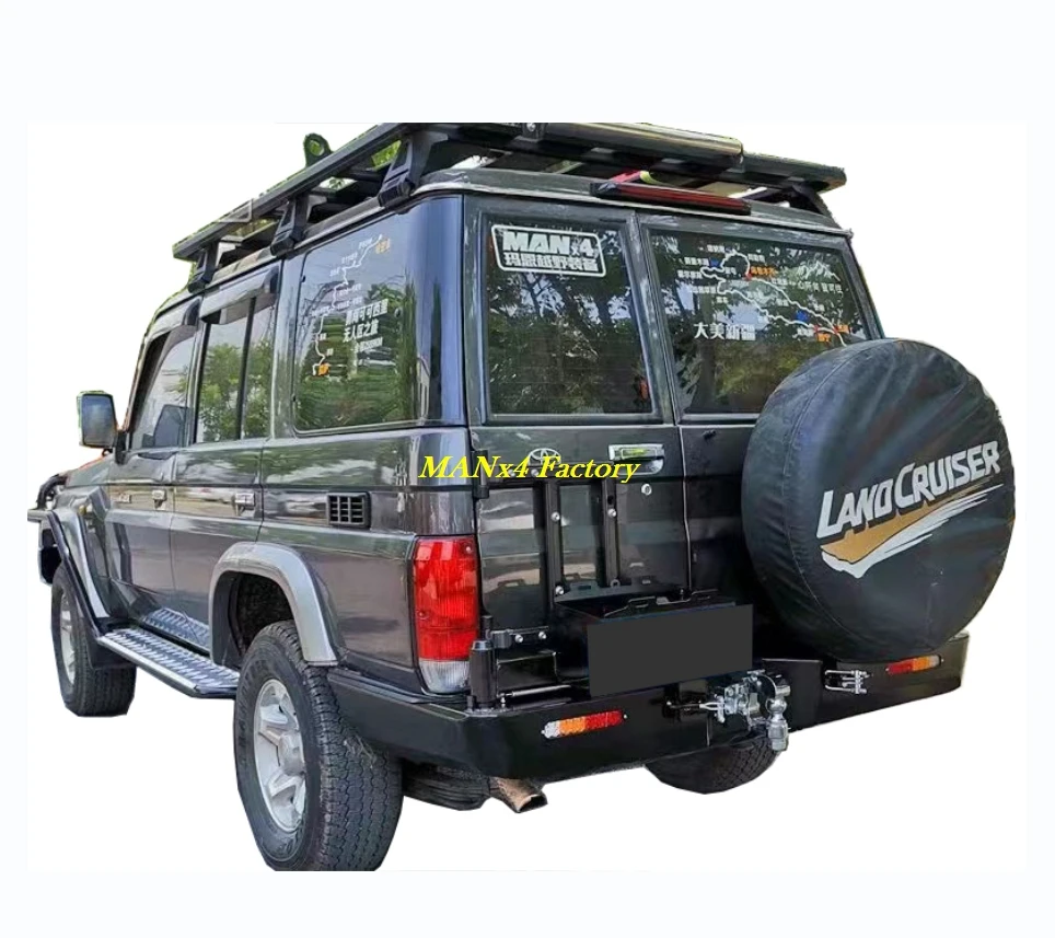 

Стальной бампер MANx4, задний бампер для Land Cruiser LC76 LC78