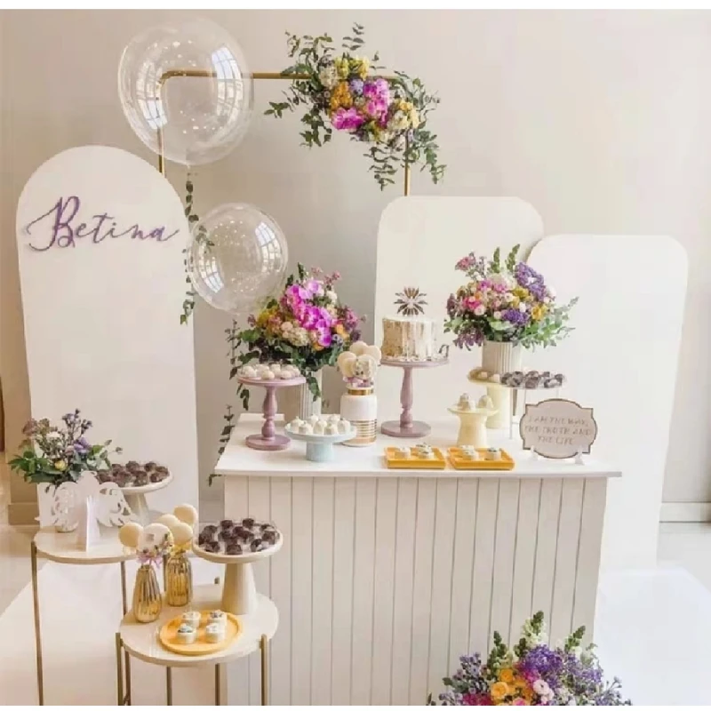 Flower Balloon Backdrop Stand Wedding Decoration Popular Metal Board Bracket Decoracion Boda Western Party