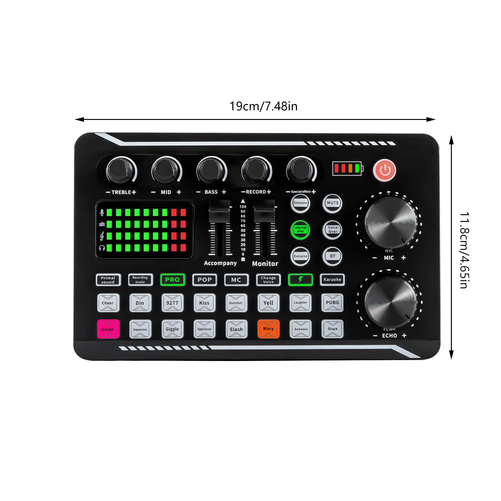 F998 Mikrofon Soundkarte Konsole Studio Soundkarte Kit Kabel Telefon Mischen Computer Live Voice Mixer Soundkarte DJ Ausrüstung – Detail 7