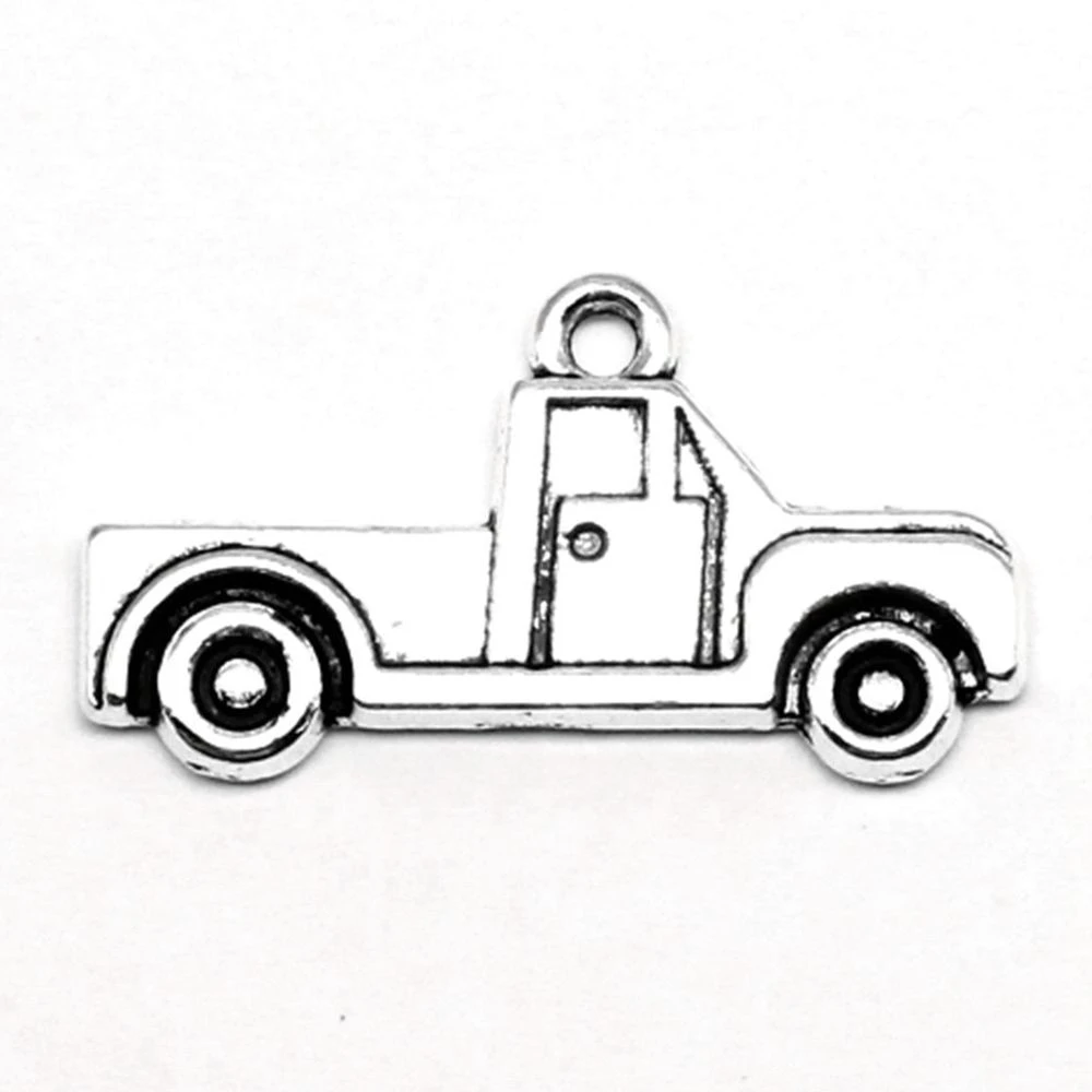 

10 pieces 14x26mm Car charms Jewelry making best gift