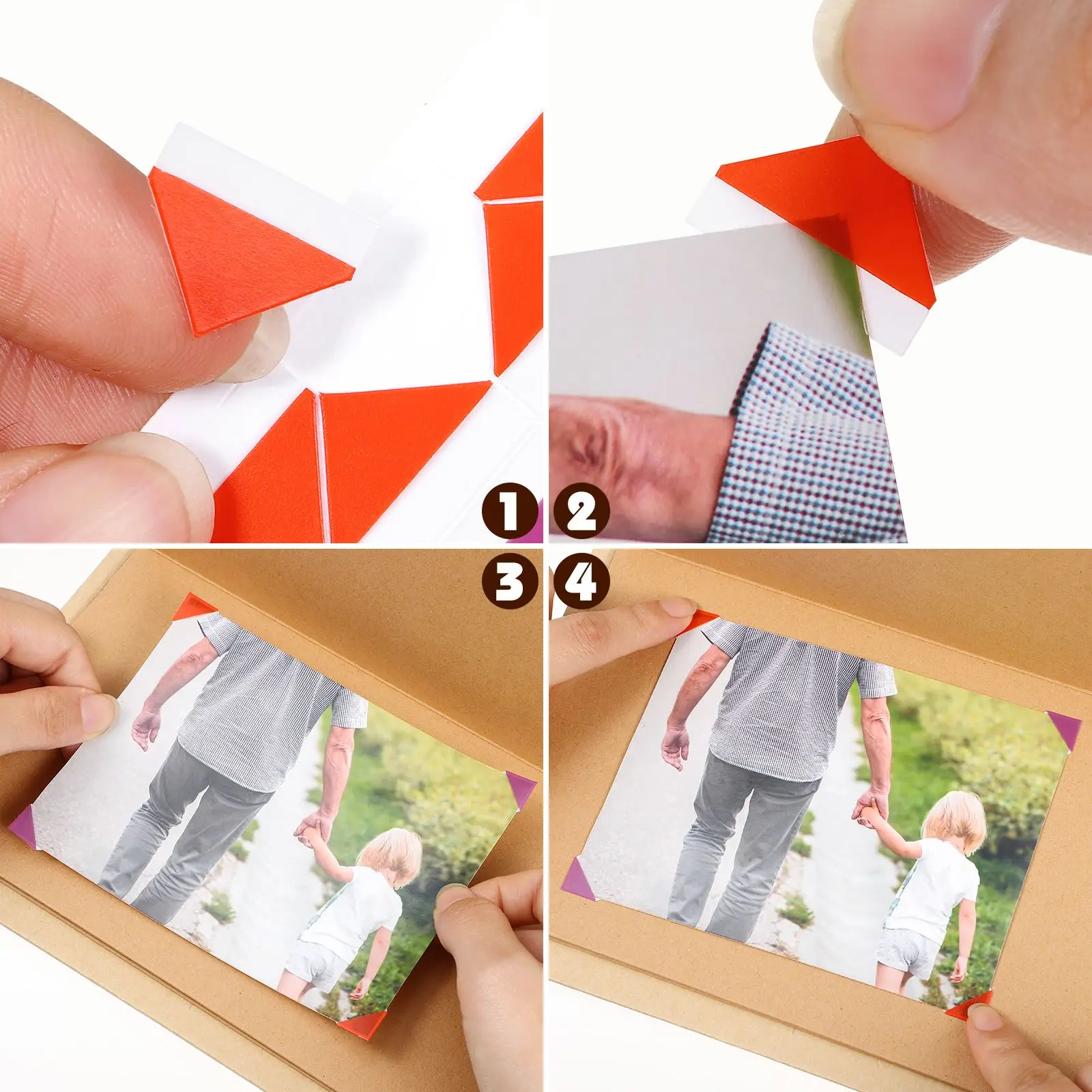Álbum De Fotos Plegable Acordeón - Papel Kraft, Marrón Claro, Ideal Para Scrapbooking, Diarios Y Recuerdos