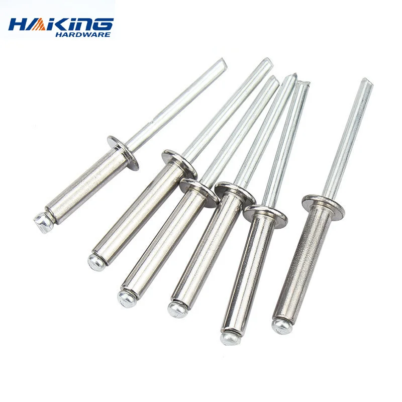 Rivets And Fasteners Rivets And Screws 30/50pcs Pop Rivets Aluminium M2.4 M3.2 M4 M4.8 Dome Head Blind Rivets Steel Shank Mandrel Exhaust
