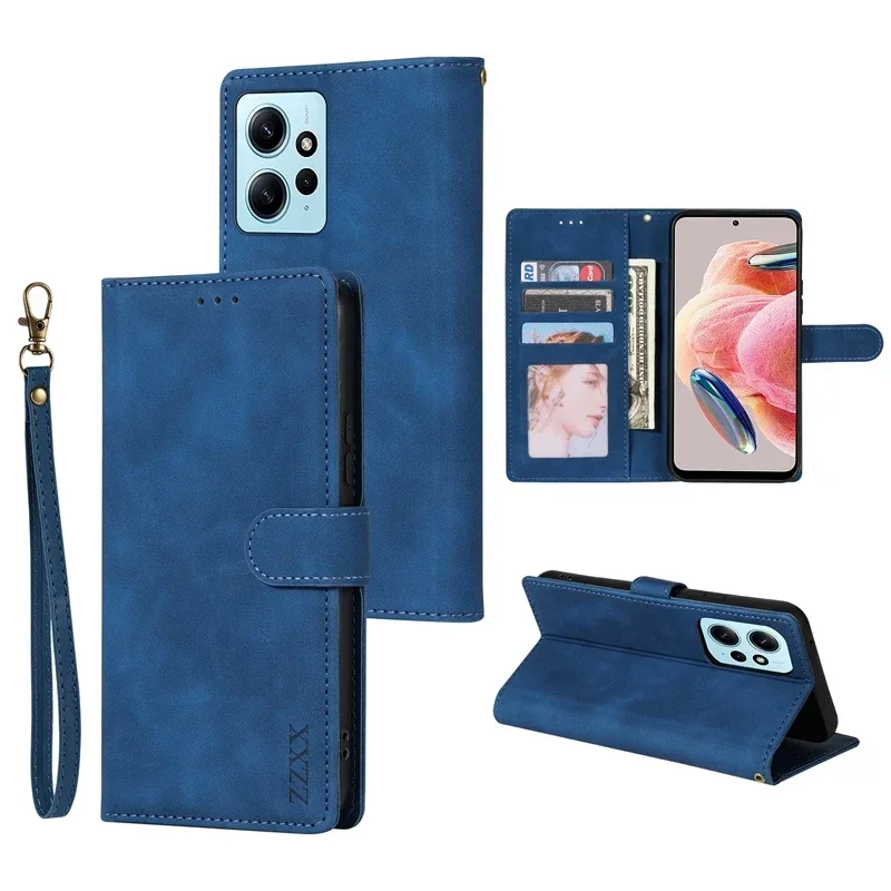 Premium Magnetic Flip Leather Wallet Case with Card Slot