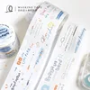 Grid Letter Text Washi Graffiti Tape Adhesive Tape DIY Scrapbooking Sticker Label Masking Diary Junk Journal Handwork Decorate 2