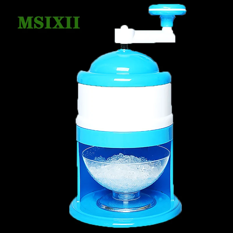 Household Mini Easy Ice Shaver Crusher Handheld Snow Manual Crushing