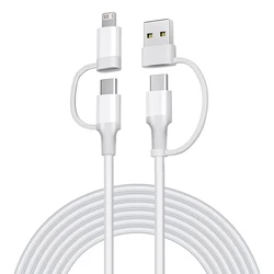 Universal Fast Charging Type C Cable with Carplay Support - 1m Length - 1m (1pcs)