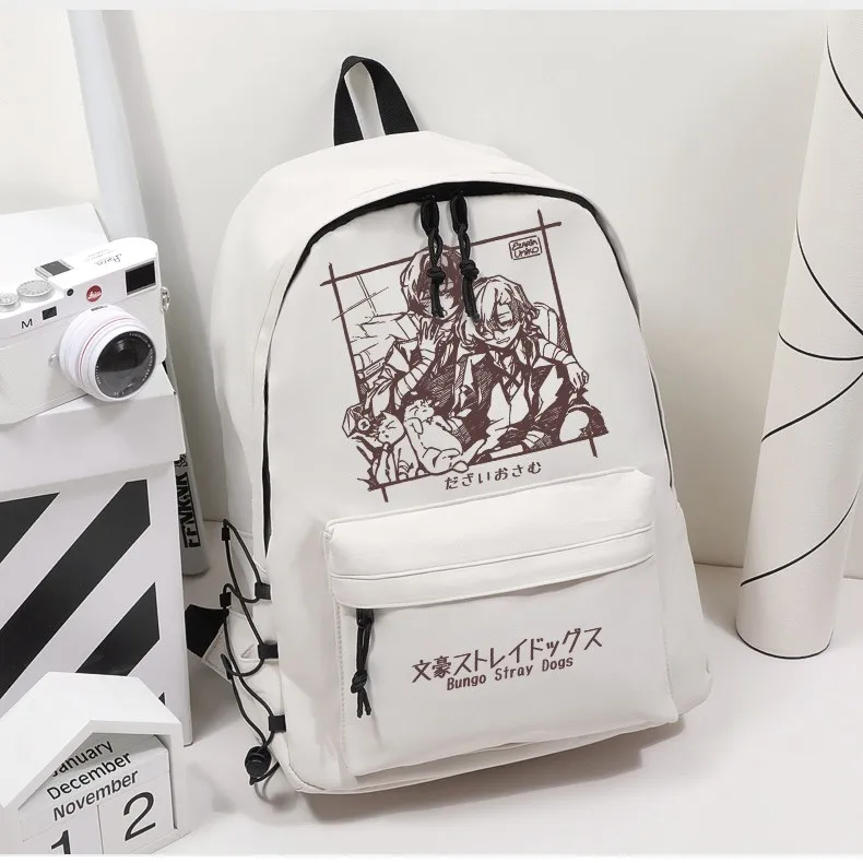 

Anime Bungo Stray Dogs Dazai Osamu Schoolbag Backpack High-capacity Computer Casual Shoulder Bag Student Messenger Bag 1630
