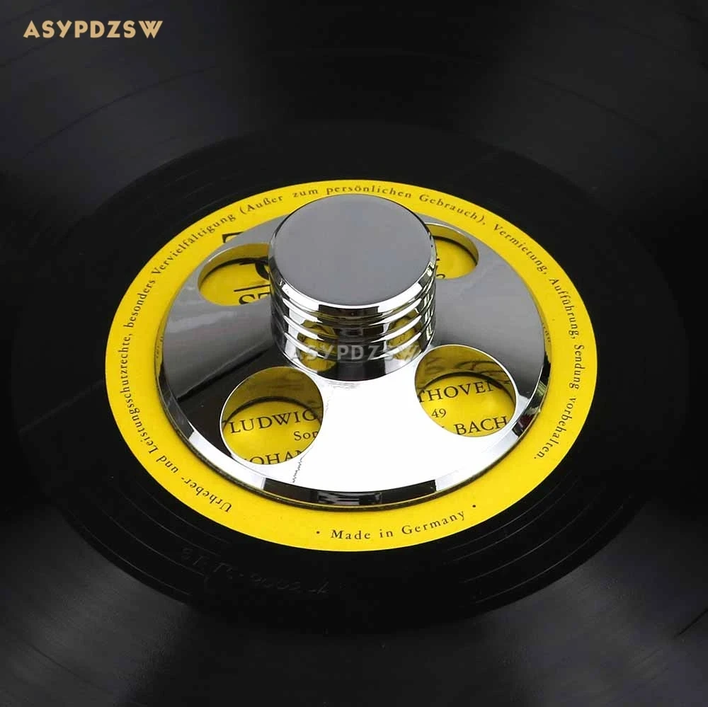 

HIFI Silver alloy LP Vinyl Turntable disc stabilizer Record Weight/Record Clamp