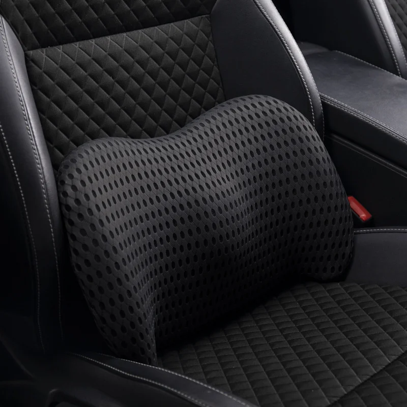 Brand New Car Seat Booster Universal Driver Memory Foam Lumbar Pillow Suede  Seat Height Inclined Cushion Car - AliExpress