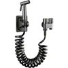 Handheld Toilet Bidet Faucet Sprayer Stainless Steel Bathroom Bidet Spraye Set Hand Sprayer Shower Head Self Cleaning No Punch 6