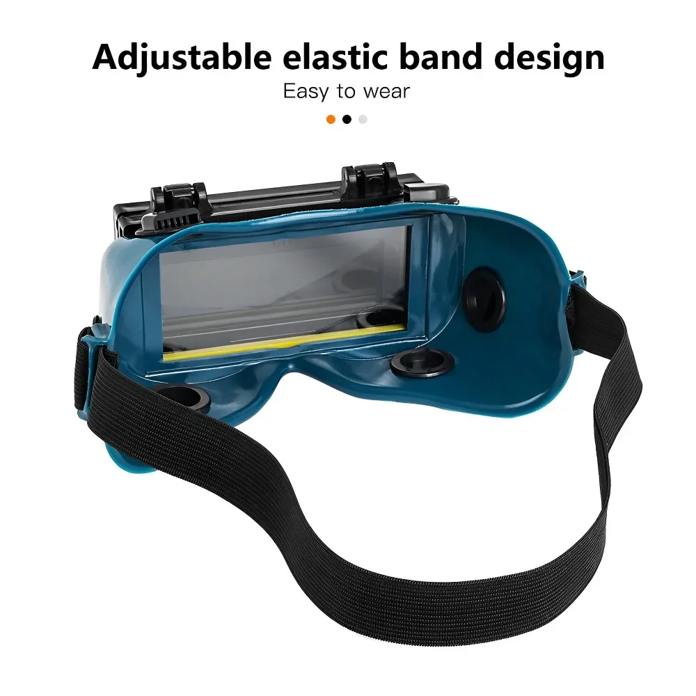 Solarenergie Automatische Dimmung Schweißbrille Schweißer Maske Helm Ausrüstung Schutzbrille Schützen Dimmung True Color Brille – Detail 10