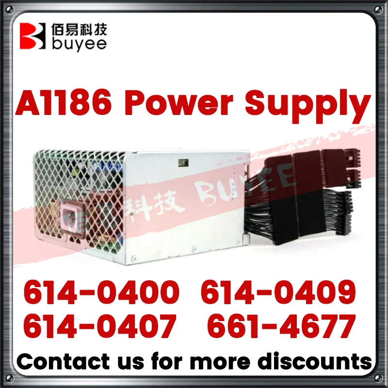 

Оригинальный б/у блок питания A1186 для Mac Pro A1186 MA970 980 Вт, плата питания без крышки AI (614-0400 614-0409 614-0407 661-4677)