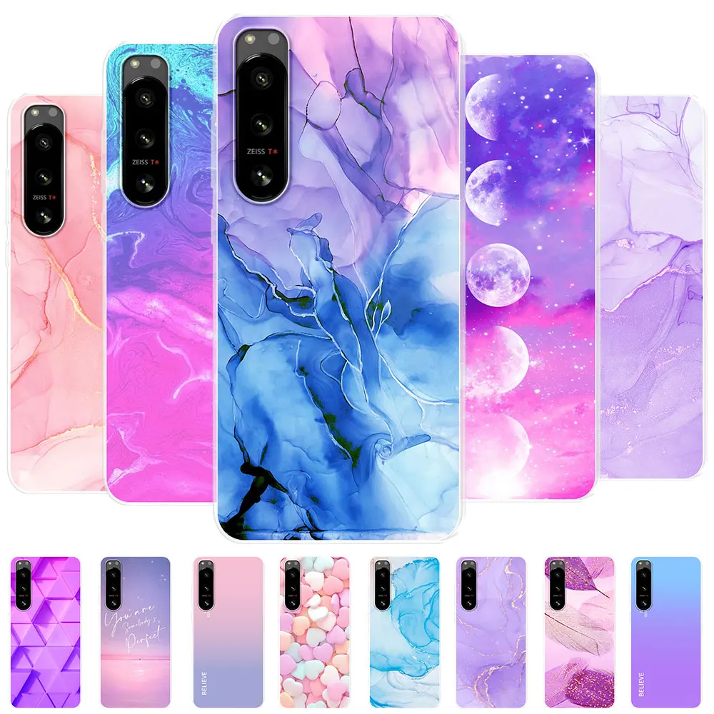 Per Sony Xperia 5 Iv Custodia Trasparente In Silicone Morbido Tpu Cover Per Sony Xperia10 Iv Custodia Coque Per Xperia5 Iv 10 Iv Paraurti Fundas