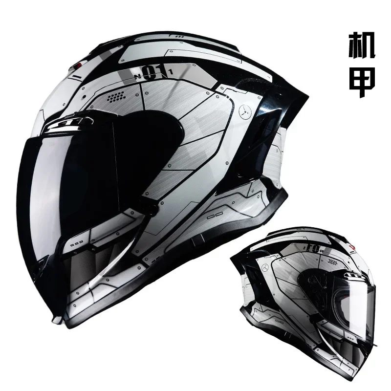 thumbnail image 1 of Casco de motocicleta Venom, casco integral de carreras de motocross con doble lente, cascos para motos, certificación DOT, capacete motocross, 1 of 5