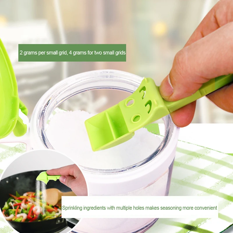 

2 Grams Of Quantitative Salt Control Spoon Household Salt Limit Artifact Kitchen Salt Control Pot Box Condiment Spoons
