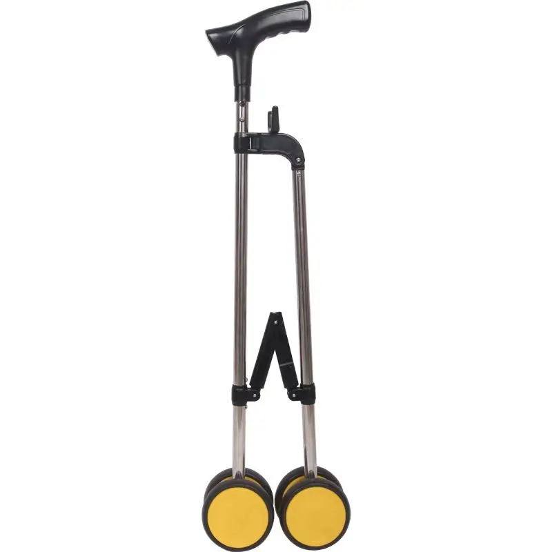Light1.5KG Elderly Crutches with Wheels Moving Crutches Elderly Folding Crutches Helping Walk Crutch Walkers for Elderly 6