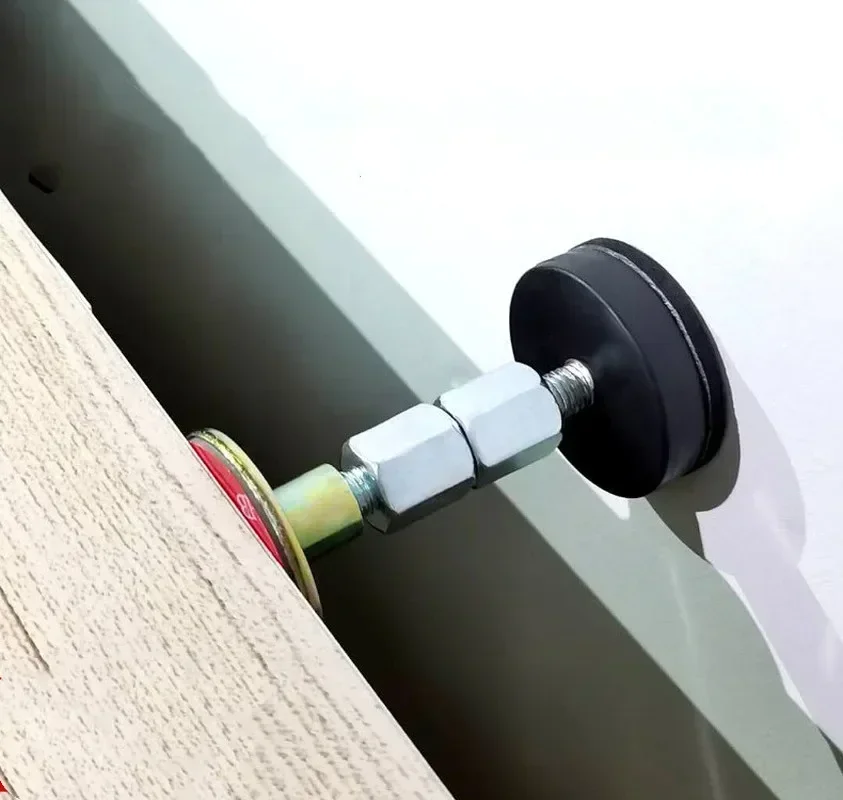 Adjustable Bed Stabilizer Wall Furniture Fixed Bracket Stainless Steel Fixer Support Self-adhesive Anti-shake Mute Hardware