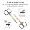 New Nail Cutter Set Stainless Steel Nail Clippers Set Gradient Black Gold Manicure Set Pedicure Scissors Makeup Beauty Tool 3