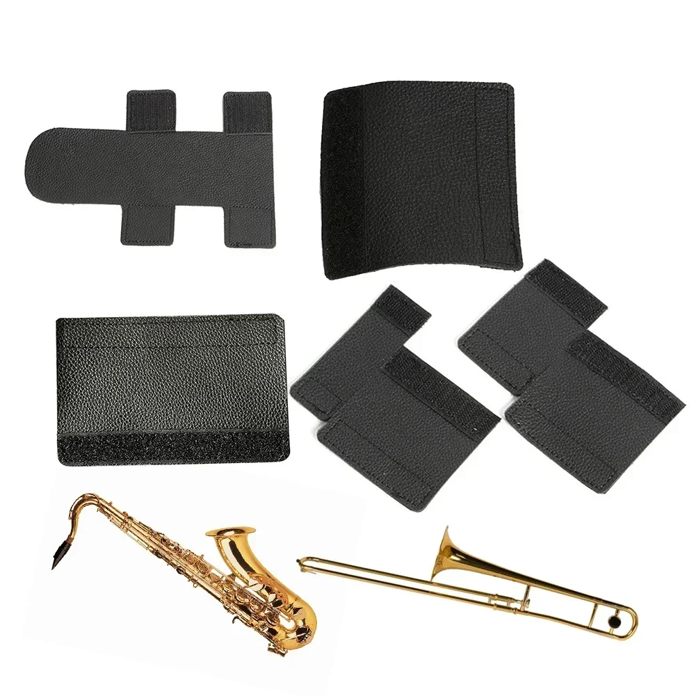 Trombone Trumpet Handguard Cushion Leather Sax Trombone Protective Neck Cover Protective Case Covers Woodwind Instruments