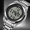 SYNOKE Top Brand Luxury Stainless Steel Alarm Hour For Mens Watches Fashion LED Men Digital Wristwatch Waterpoof 1