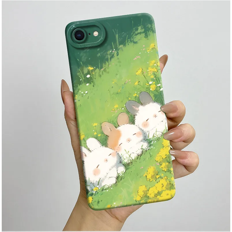 Aesthetic Soft Slim Silicone Phone Case with Full Bumper Protection