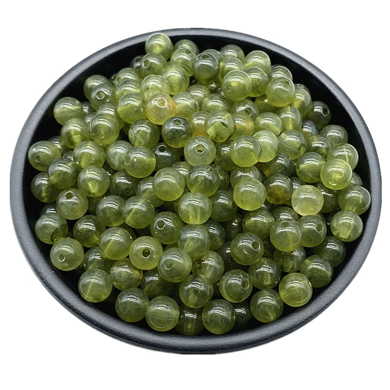 Colorful Acrylic Round Beads for Jewelry Making and DIY Accessories