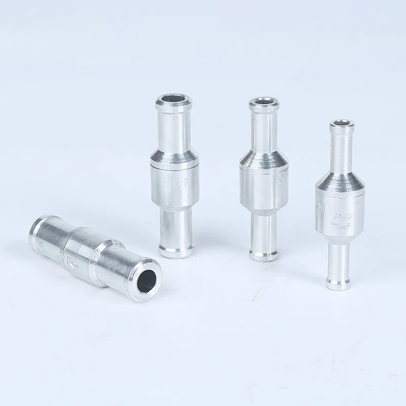NEW 6/8/10/12mm Aluminium Alloy One Way Fuel Non Return Check Valve Petrol Diesel for Car Vacuum Hose Oil Water Pumps for Car