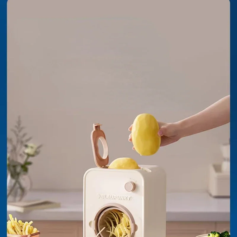 Electric Vegetable Cutter Household Multi-functional Automatic Vegetable Cutting Artifact Grater Shredding and Slicing 4
