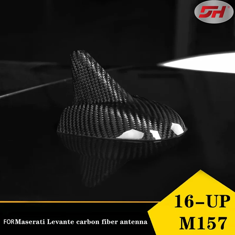 Adatto Per Antenna Maserati Quattroporte Ghibli Levante In Fibra Di Carbonio