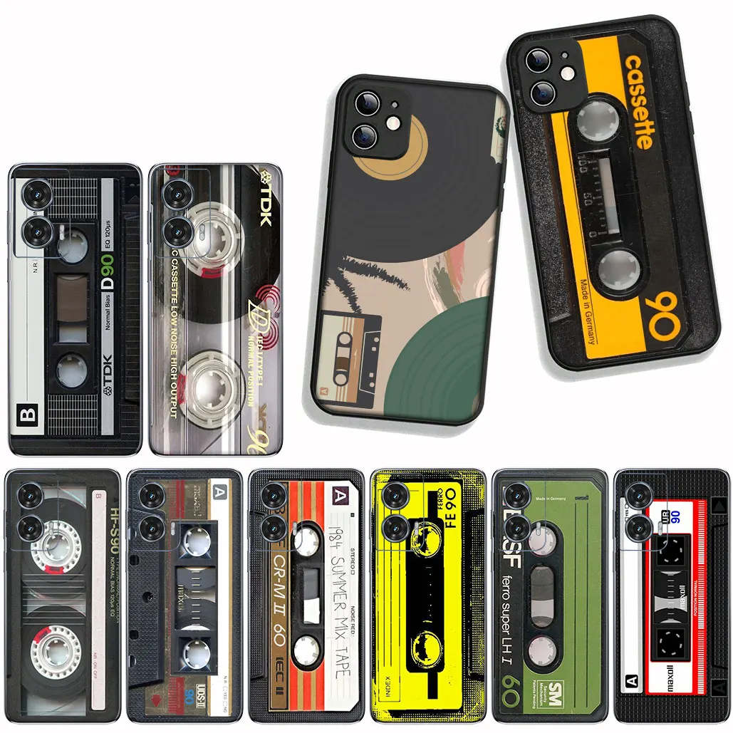 Retro Cassette Tape Music Phone Case Cover