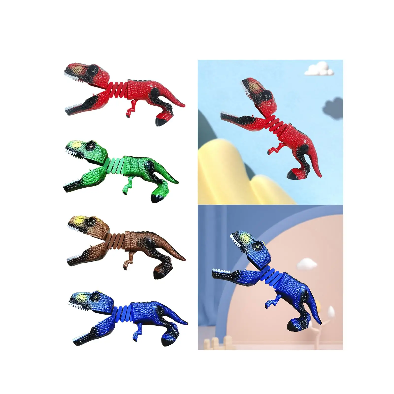 Toy Reacher Novelty Dinosaur Animal Figures for Boys Girls Children Gift