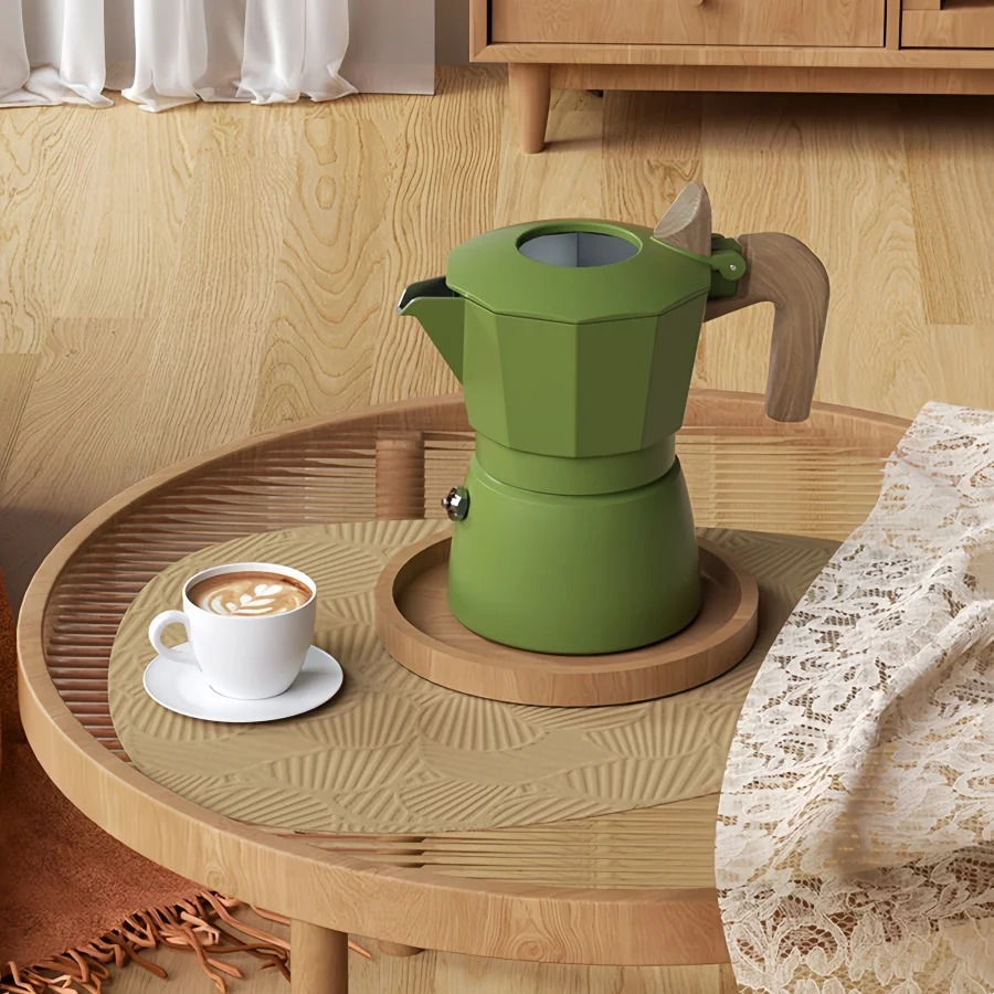Upgraded Double-valve coffee maker Double-valve Extraction Hollow Visual espresso maker Professional Home Cafe Outdoor CoffeeEquipment