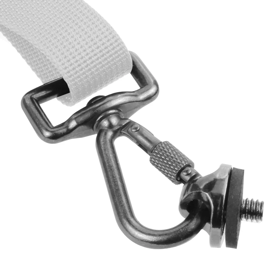 Set Ganci Sgancio Rapido Per Fotocamera - 2 Viti 1/4 E 2 Ganci Per Tracolla DSLR