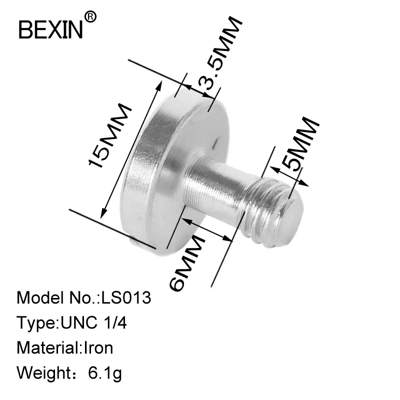 Camera Screw Mount Camera Screw Set 1/4 inch Quick Release Plate Screw DSLR Accessoriet Tripod Mount Adapter For DSLR Camera Tripod