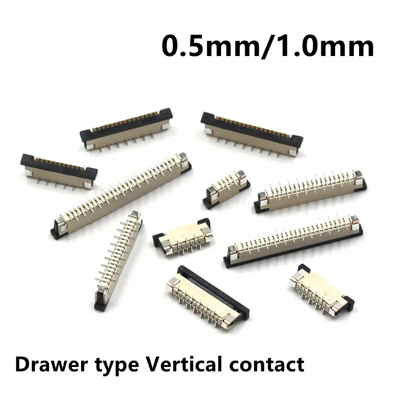 10PCS FPC Connector Socket Drawer/Clamshell Assortment