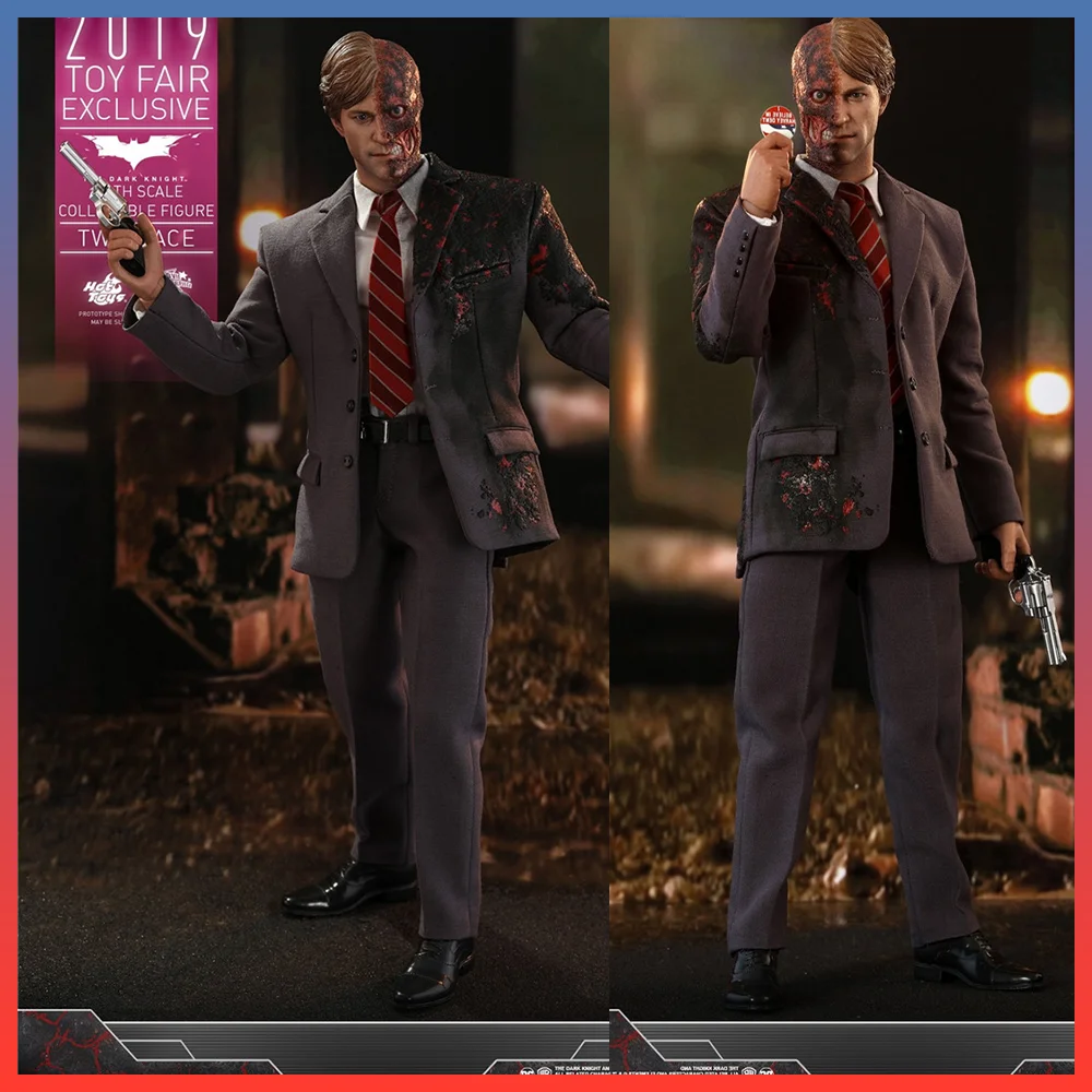 

Женская Игрушка Hottoys HT 1/6 MMS546, Бэтмен, Темный рыцарь, два лица, оригинальная модель, полный комплект, 12-дюймовые экшн-фигурки, коллекционный подарок