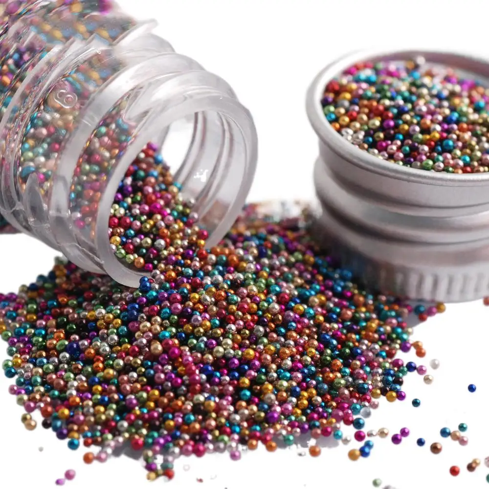 

Caviar beads nail art glass beads, nail accessories