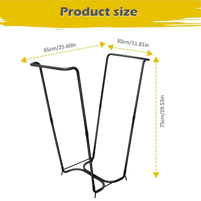 Garbage Bag Rack Durable Metal Leaf Bag Support Stand Collapsible Rubbish  Bag Holder Frame For Outdoor Laundry Yard Leaves - AliExpress