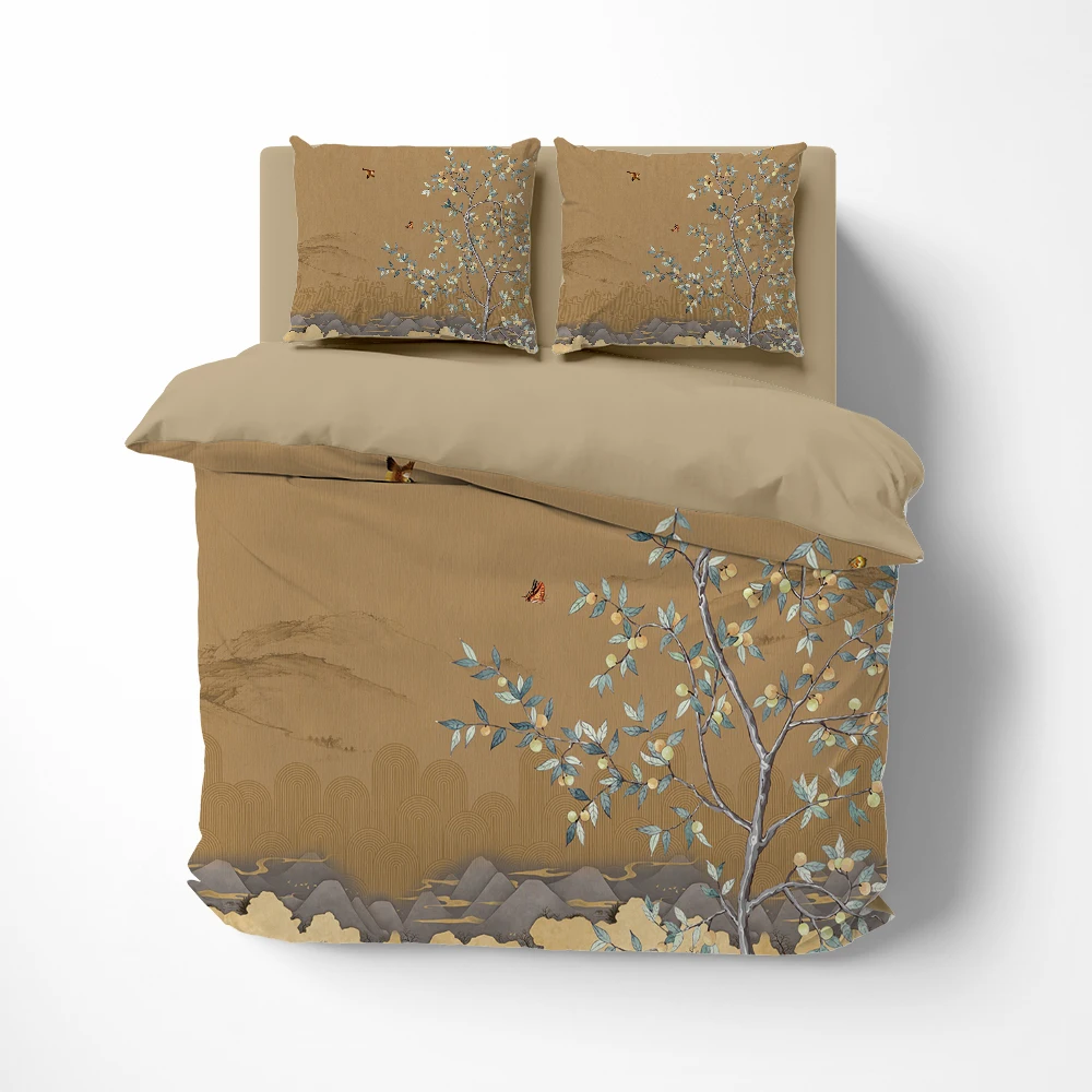 

Customizable size Bedding set euro Single queen king bed linen Quilt/Duvet cover set Linens 2bedrooms Bed set for home textile