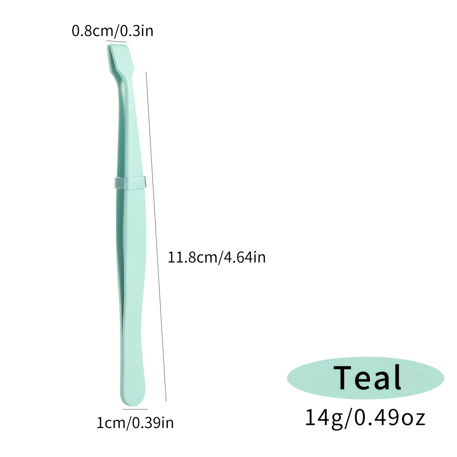 Precision Slender Eyelash and Facial Tweezers - Ergonomic Flat Mouth Design