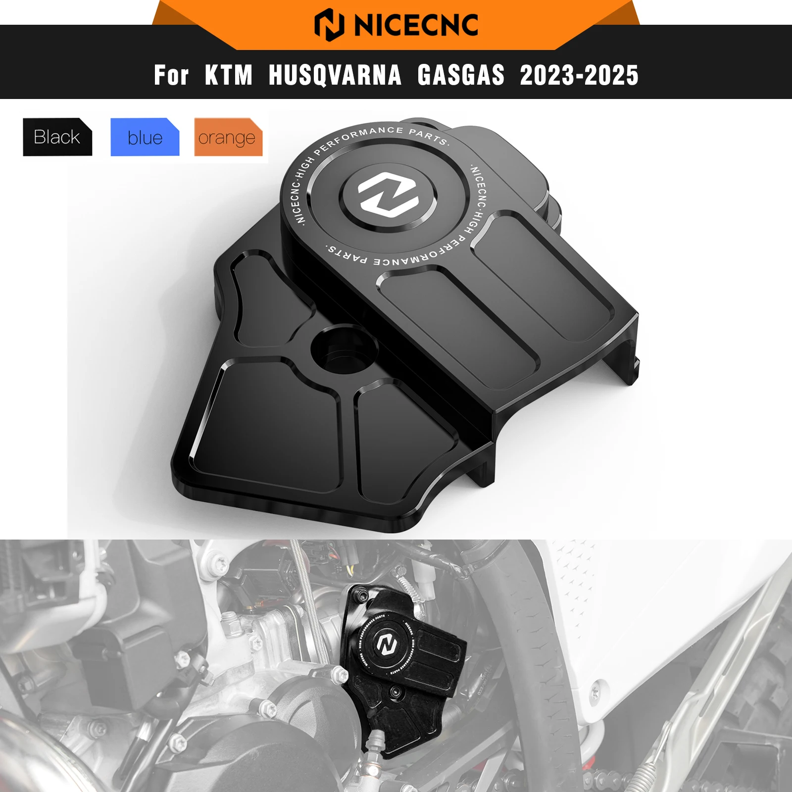 NICECNC Für KTM EXC 300 250 XCW 2024 2025 TPS Drosselklappengehäuse Schutz Für Husqvarna TE 300 GasGas EC 300 TBi Enduro Engineering