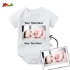 Family Baby Birthday Photo T Shirt Family Custom Shirt Customized Short Sleeve Baby Birthday Photo T Shirts Your Photo Shirt 1