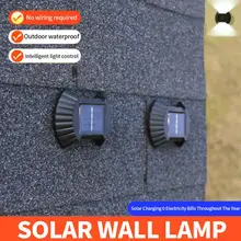 

2/8 LED Solar Outdoor Light Waterproof Garden Decor Lamps For Balcony Courtyard Street Wall Light Solar Powered Street Lighting