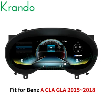 Krando 12,3 pulgadas Linux grupo Digital de coche para Benz CLA GLA 2015 - 2018 LCD tablero reproductor instrumento CockPit velocímetro 1