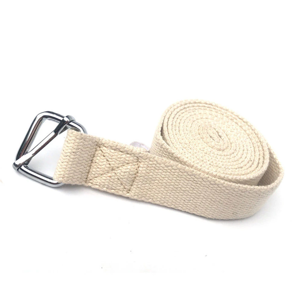 Yoga Strap Cotton Yoga Strap Belt D-Ring Buckle Gym Bodybuilding Exercise Fitness Resistance Band Yoga Pilates Crossfit Accessories