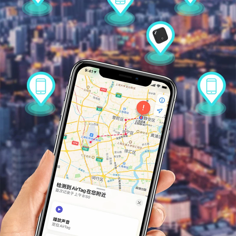 Mini Smart Bluetooth Tracker for Apple Find My Smart iTag Key Child Finder Bag Pet Car GPS Tracker Anti-Lost Tracking Device IOS bluetooth tracker smart tracker wallet tracker magnetic tracker