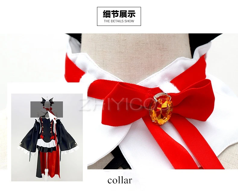 Seraph of the End Krul Tepes Vampir Kostüm Halloween Damen S-XL 20 Seraph of the End Krul Tepes Vampir Kostüm Halloween Damen S-XL 9