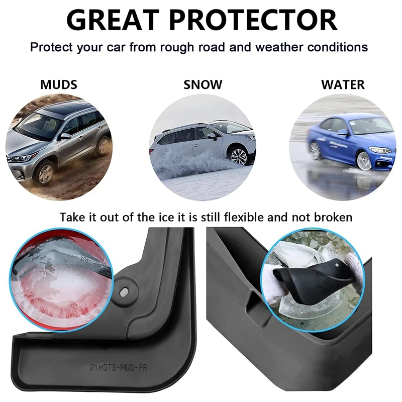 Parafanghi Per Hyundai Tucson NX4 2021-2025 - Paraspruzzi Anteriore/Posteriore, ABS, 4 Pezzi - Foto 6