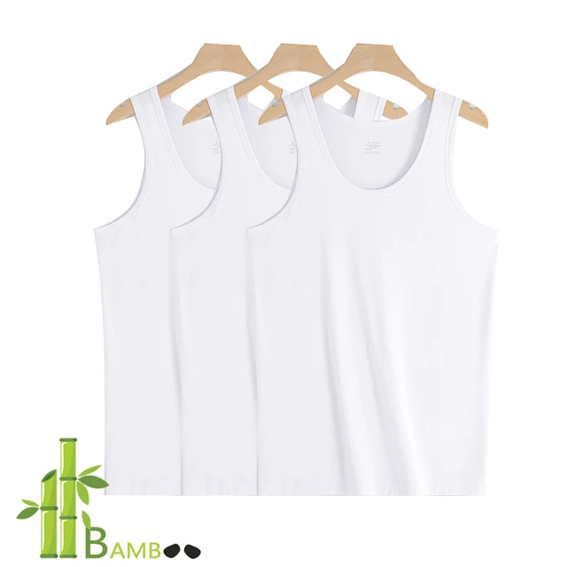 3-packs super soft Slim Fit Mens Tagless Tank Tops Breathable Sleeveless  T-Shirt for Men